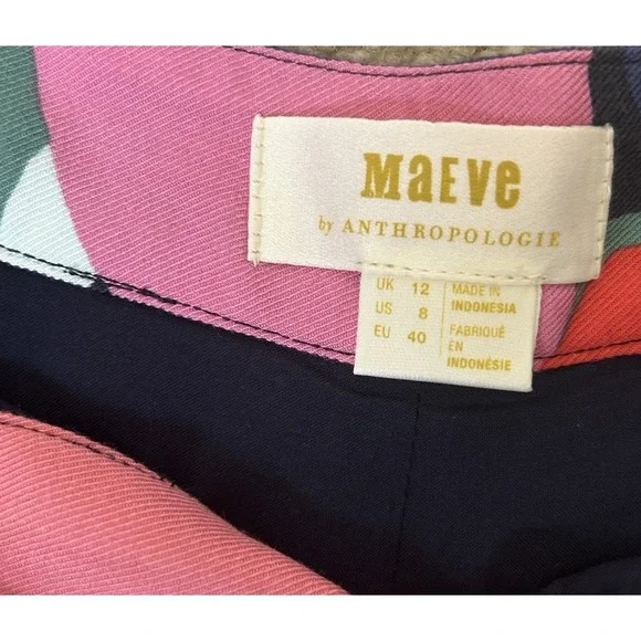 Maeve Anthropologie Floral Wrap Tie Skirted Shorts NWT 8 Skort Flounce Ruffle - Picture 6 of 9